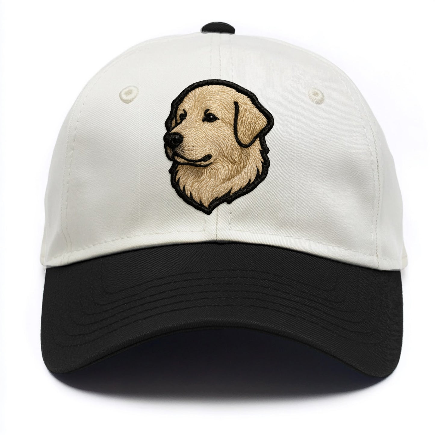 Great Pyrenees - Trendy fluffy giant des - Two Tone Cap - Black