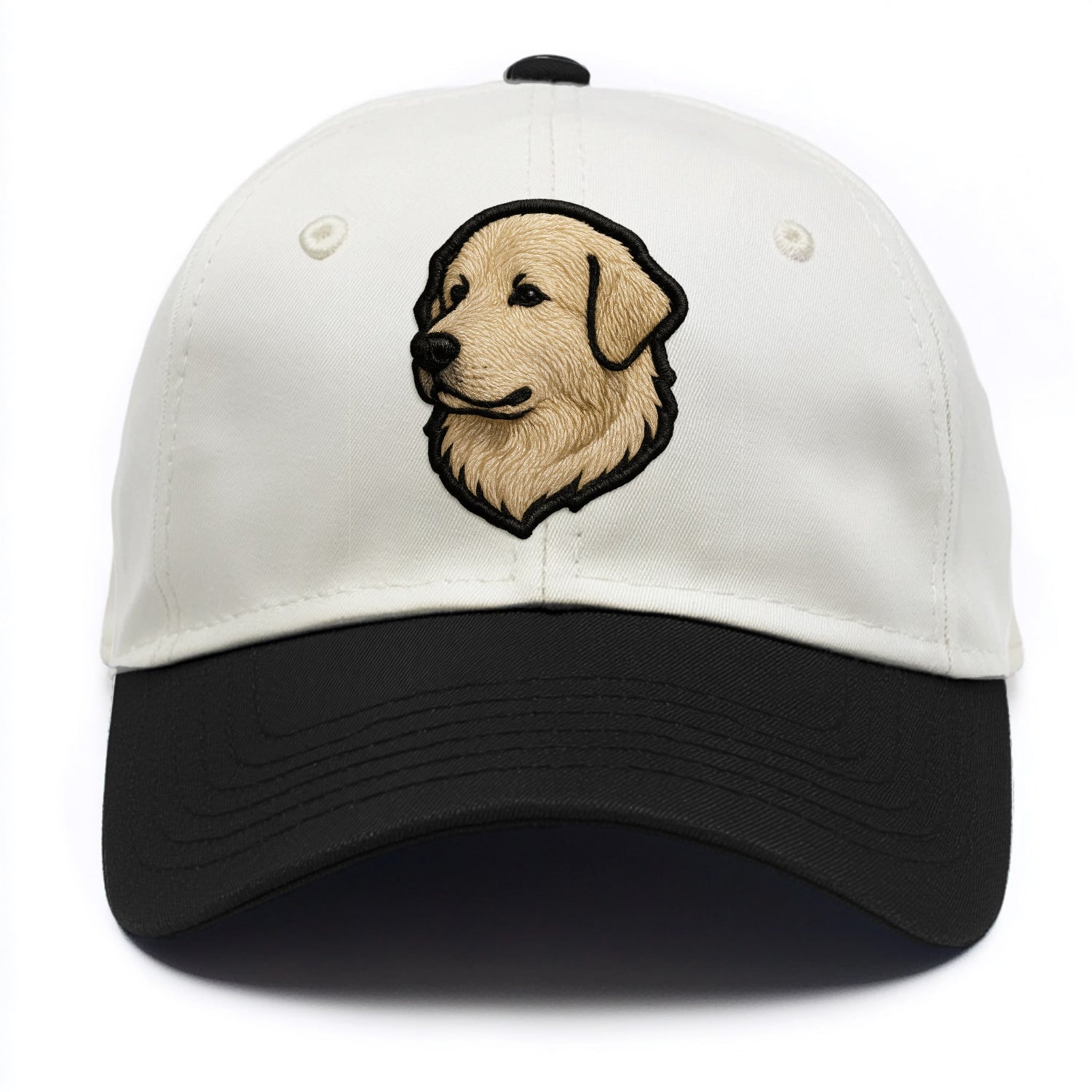 Great Pyrenees - Trendy fluffy giant des - Two Tone Cap - Black