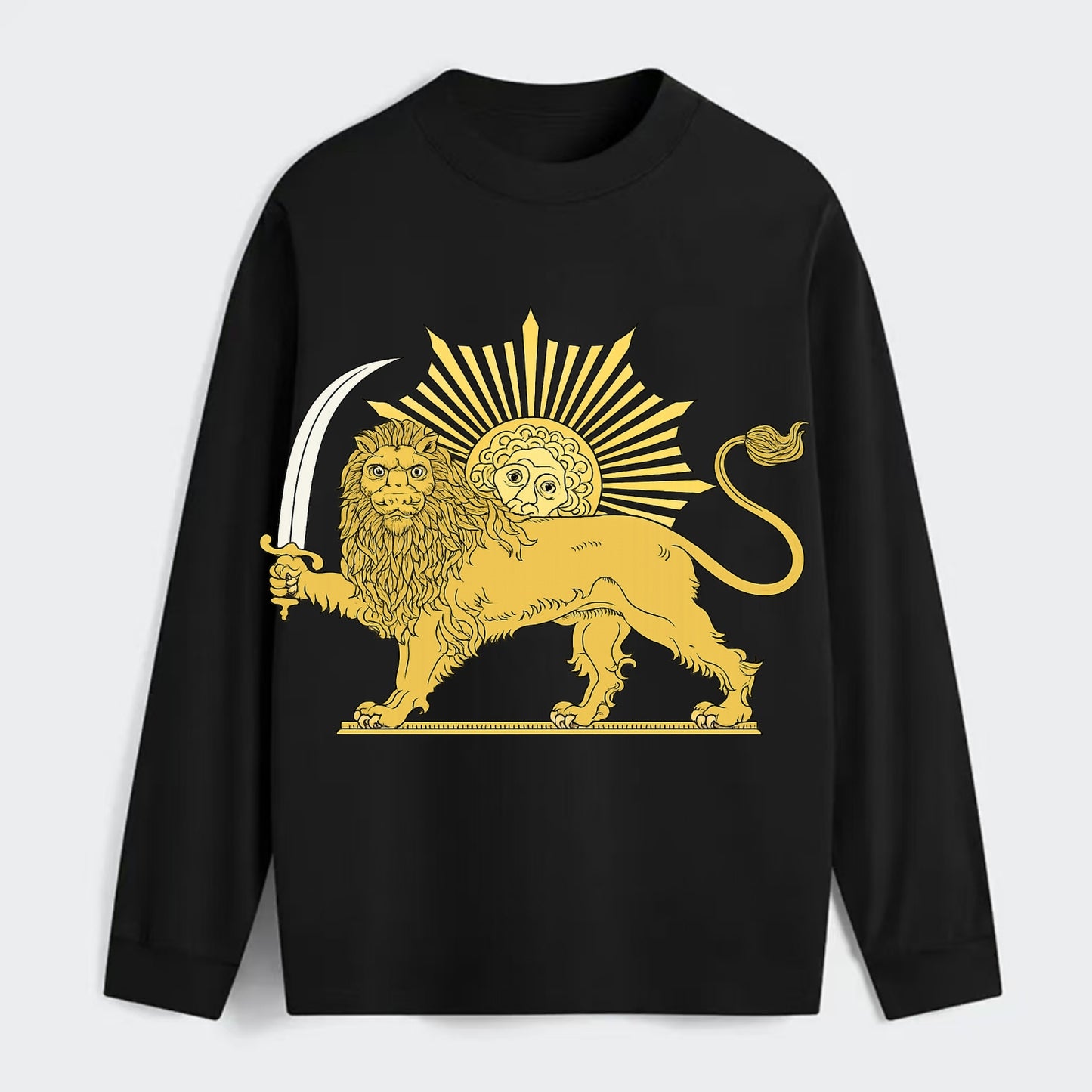 Shir O Khorshid - Classic Long Sleeve Shirt - Black