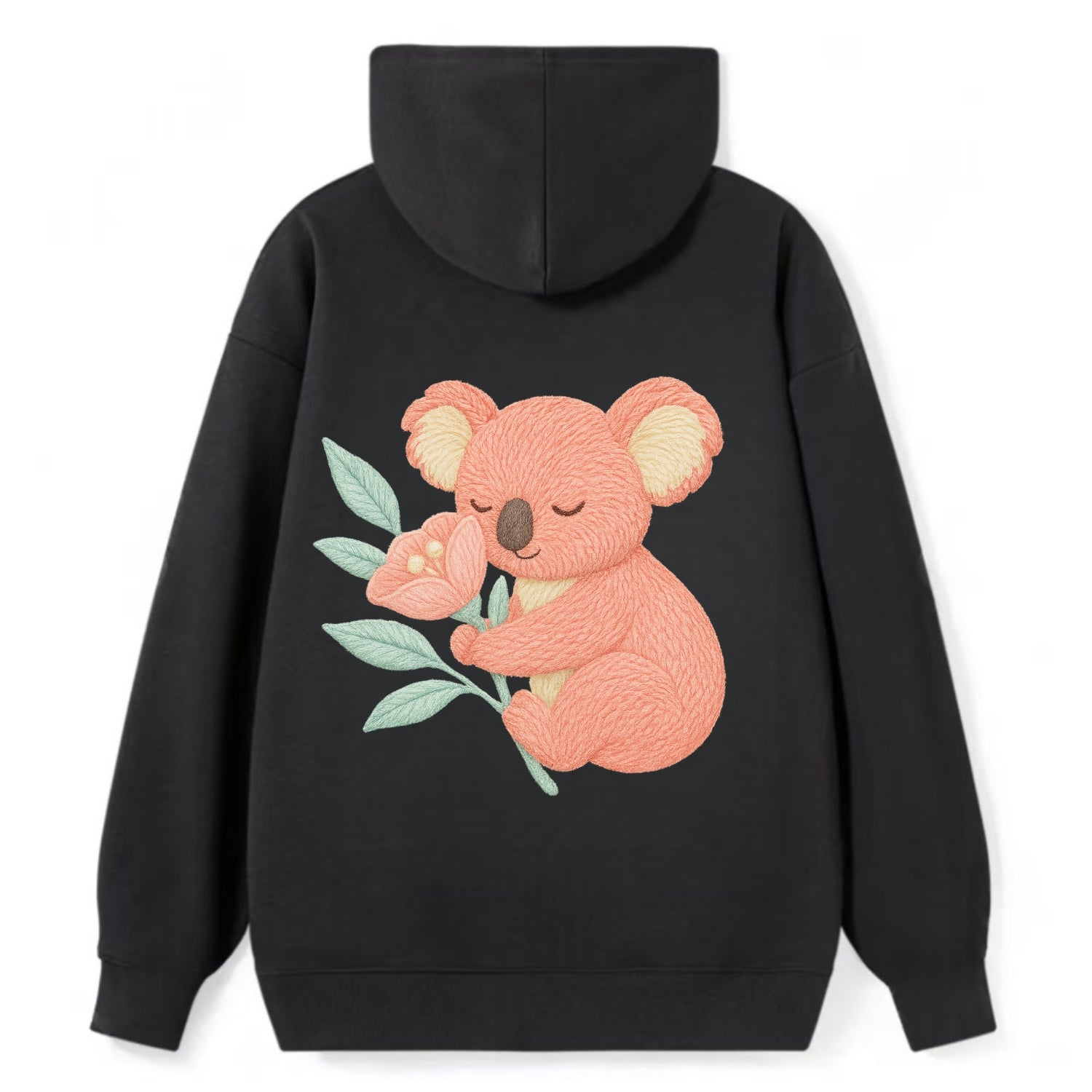 Coral Koala - Classic Pullover Hoodie - Black