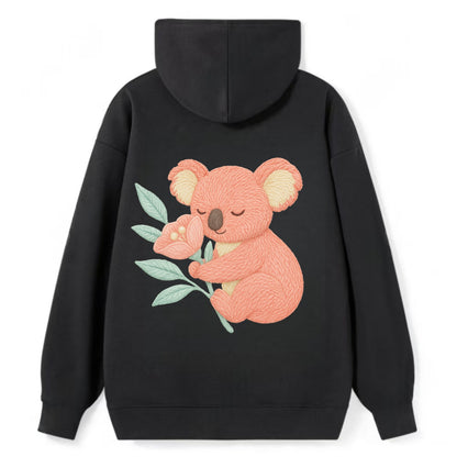 Coral Koala - Classic Pullover Hoodie - Black