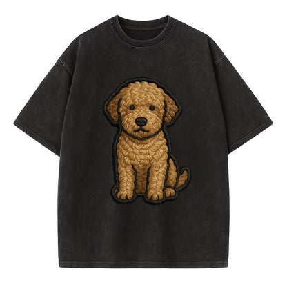 Lagotto Romagnolo - Modern truffle hunte - Vintage T-shirt - Black