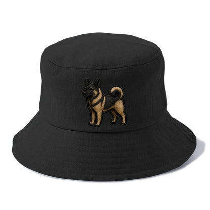 Norwegian Elkhound - Trendy Nordic desig - Bucket Hat - Black