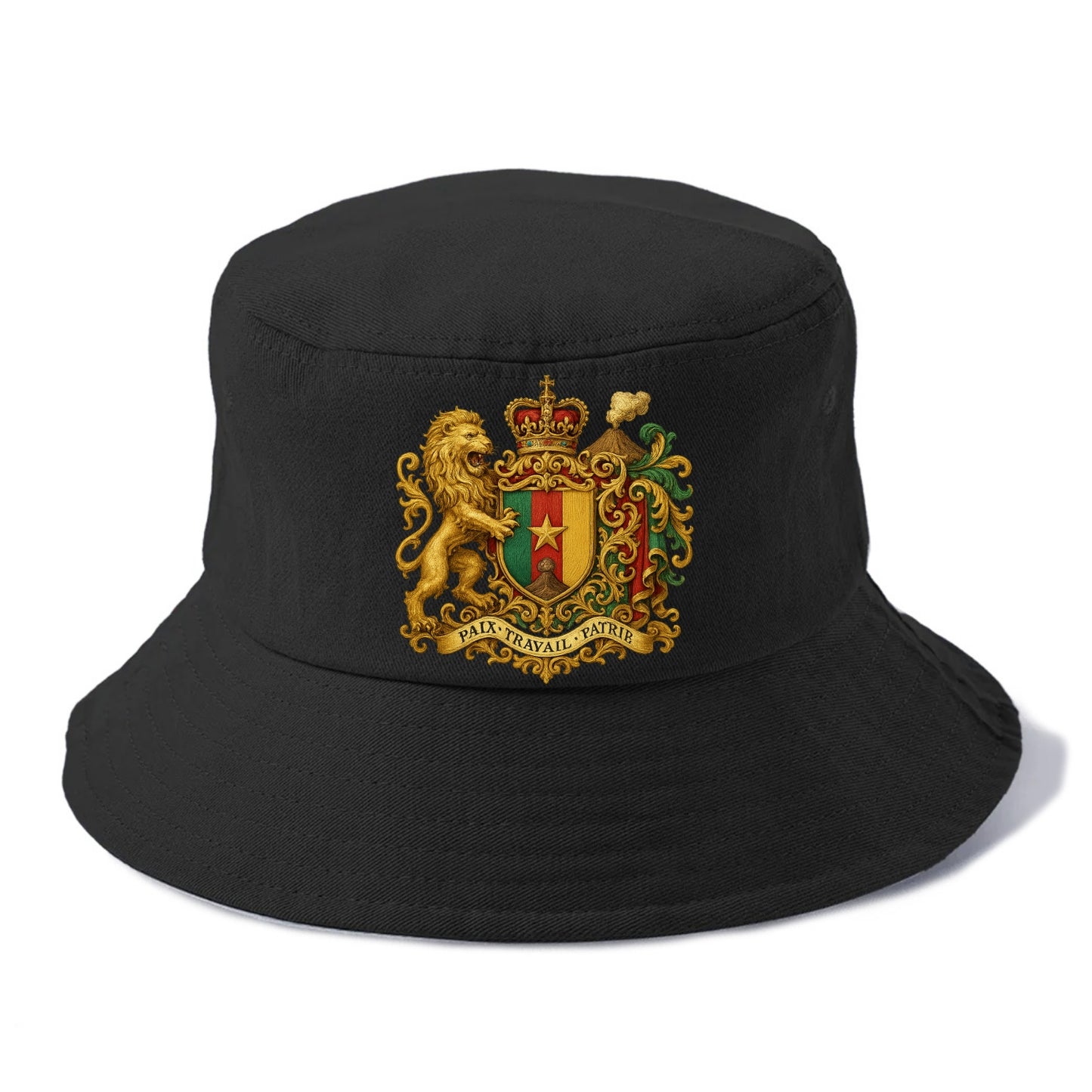 Cameroon Royal Logo  - Bucket Hat - Black