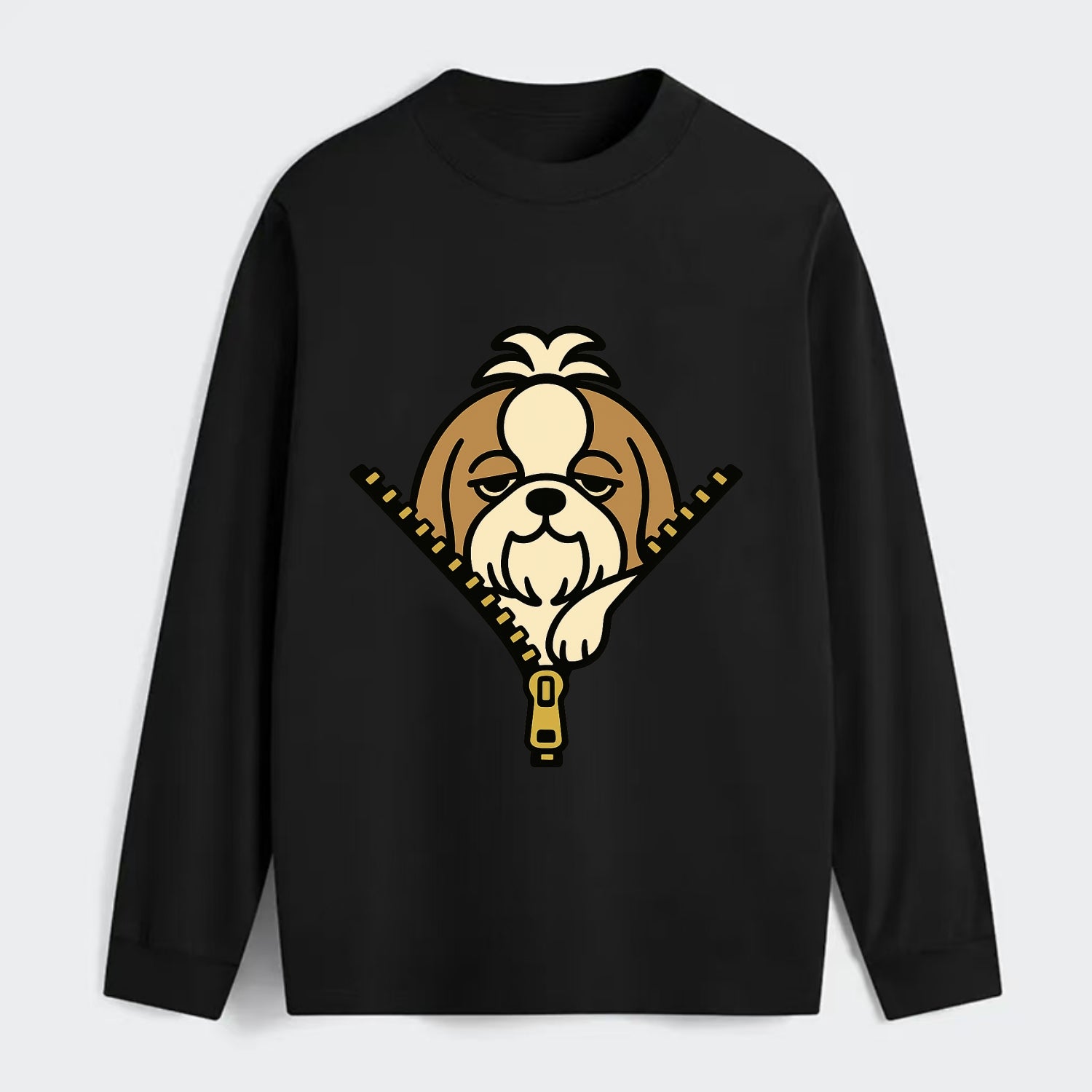 Shih Tzu - Classic Long Sleeve Shirt - Black