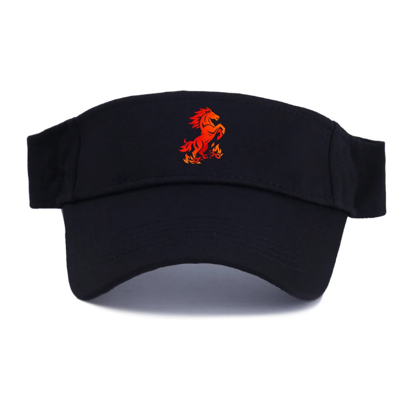 FREEDOM FLAMES | Wild horse breaking fire chains | Liberation | Barriers burned | - Visor - Black