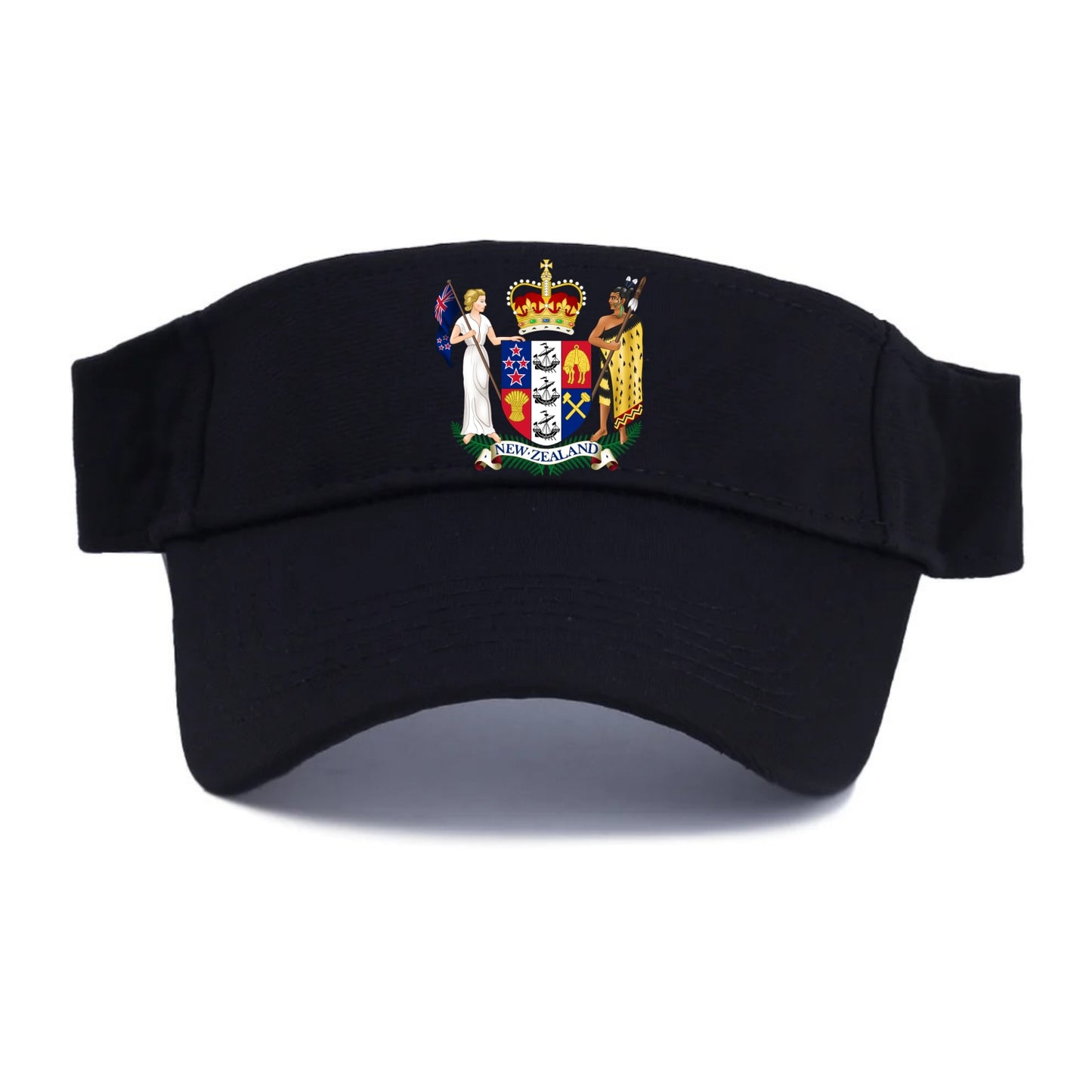 Coat Of Arms Of New Zealand - Visor - Black