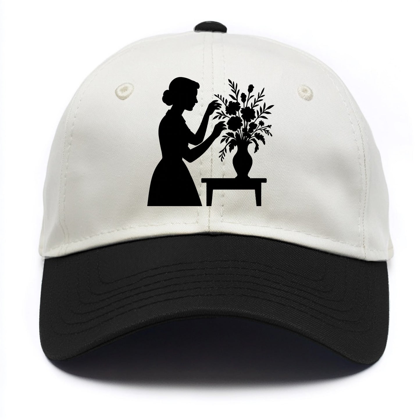 Florist arranging dramatic bouquet - Two Tone Cap - Black