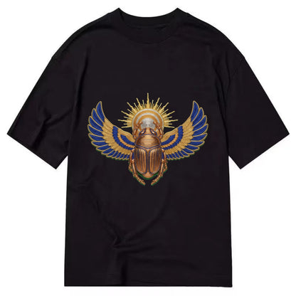 Winged Scarab - Classic T-shirt - Black