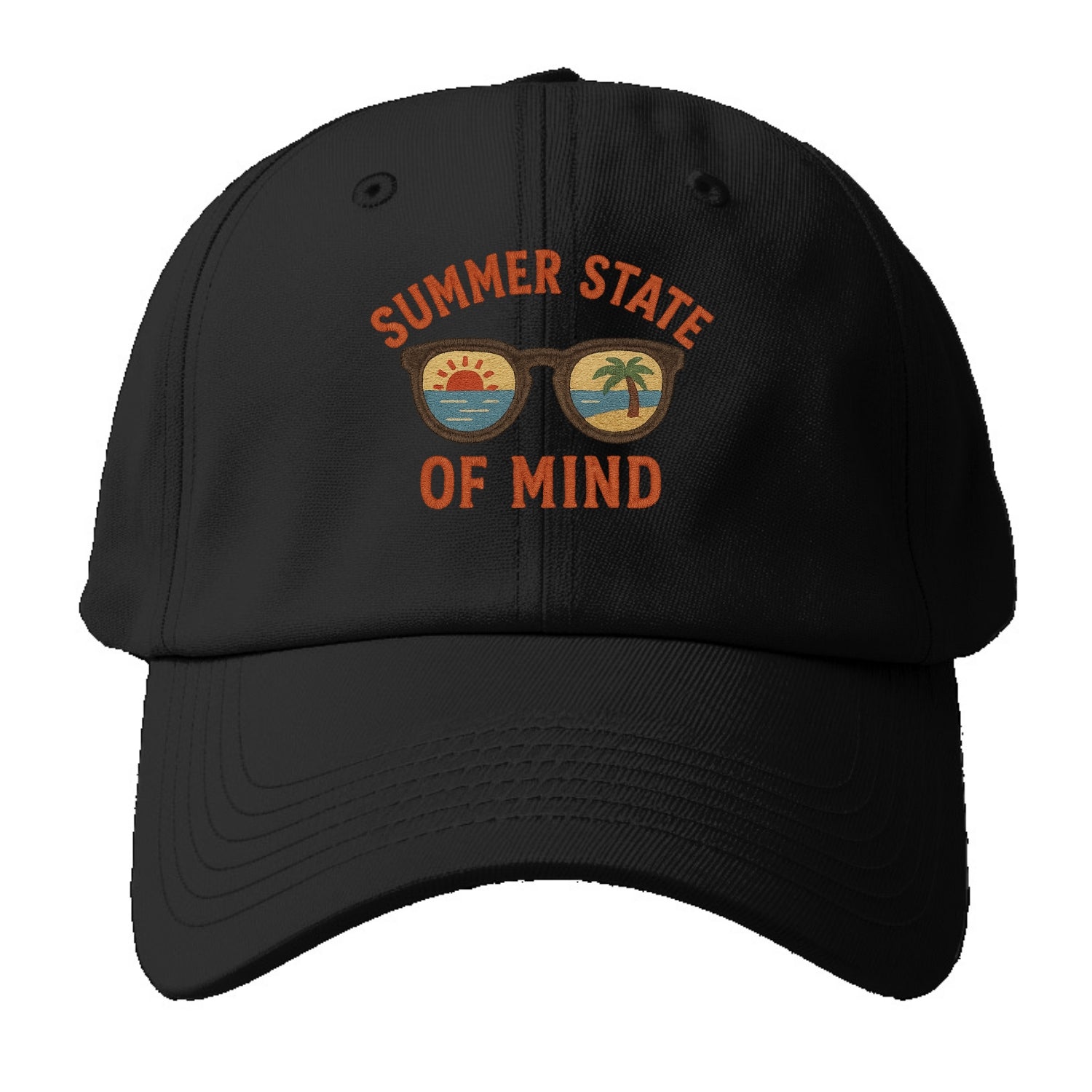 Summer State Of Mind  - Baseball Cap - Black