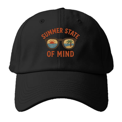 Summer State Of Mind  - Baseball Cap - Black