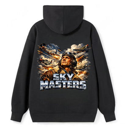 Sky Masters - Classic Pullover Hoodie - Black