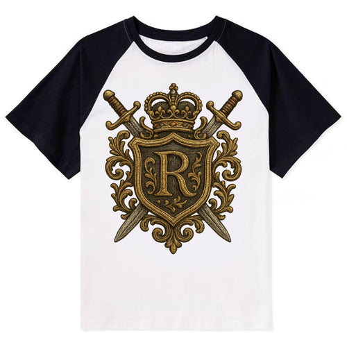 Royal Crest  - Contrast Raglan T-shirt