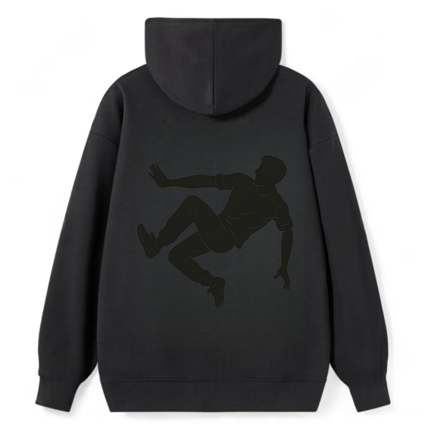 Parkour athlete wall run - Classic Pullover Hoodie - Black