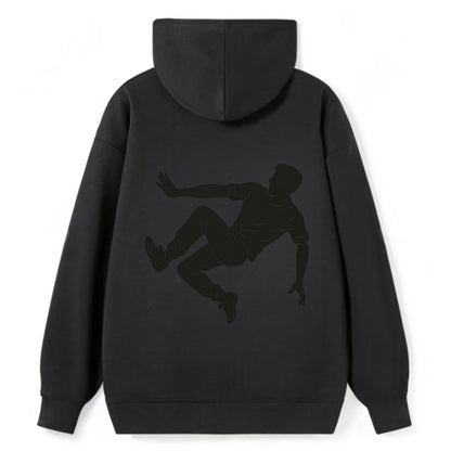 Parkour athlete wall run - Classic Pullover Hoodie - Black