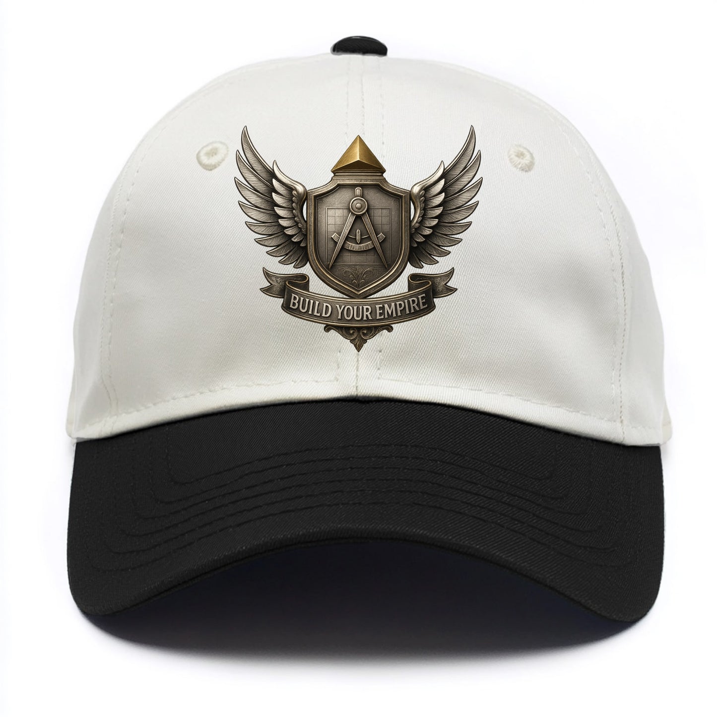 BUILD YOUR EMPIRE | Architect compass | - Two Tone Cap - Black