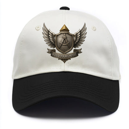 BUILD YOUR EMPIRE | Architect compass | - Two Tone Cap - Black