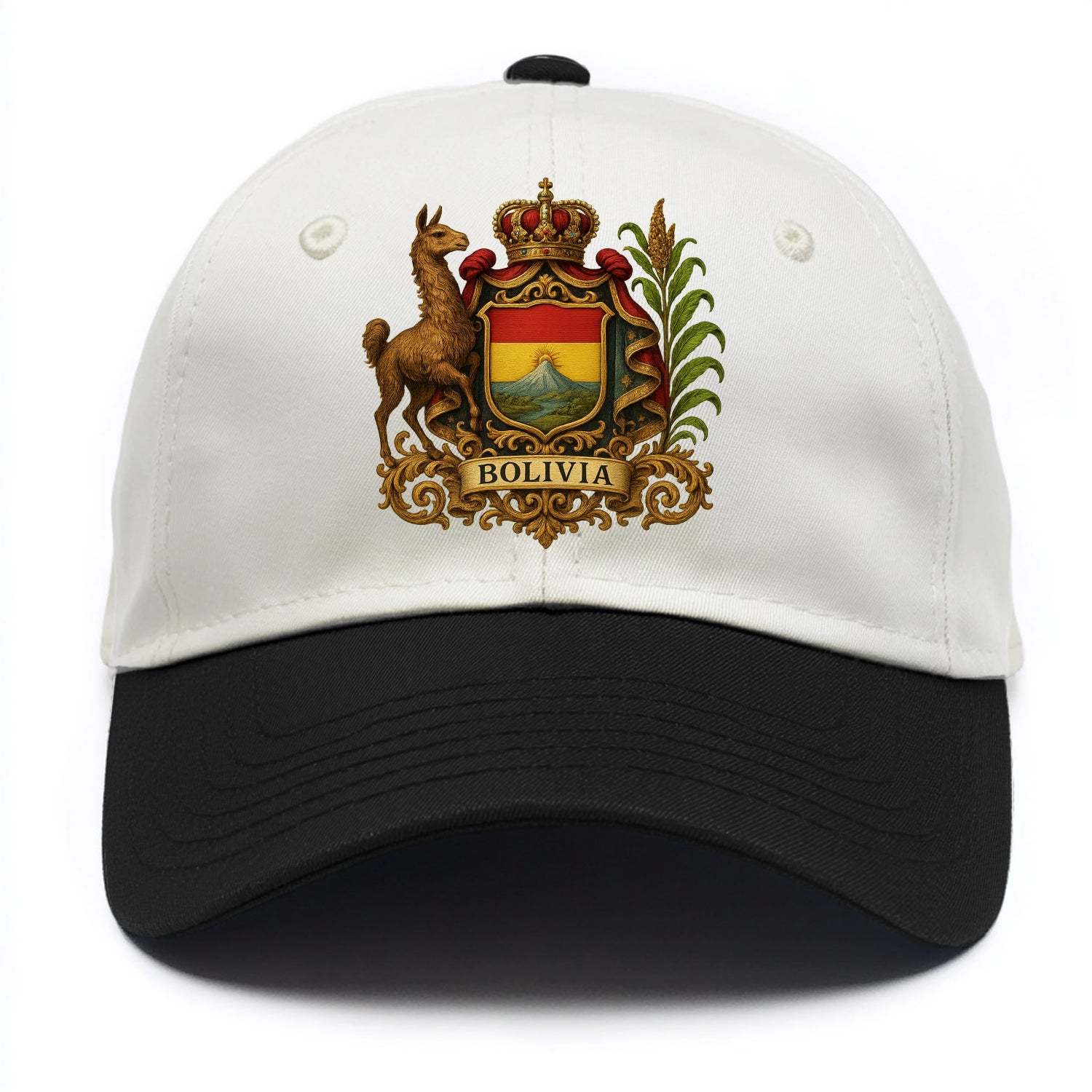 Bolivia Royal Logo  - Two Tone Cap - Black