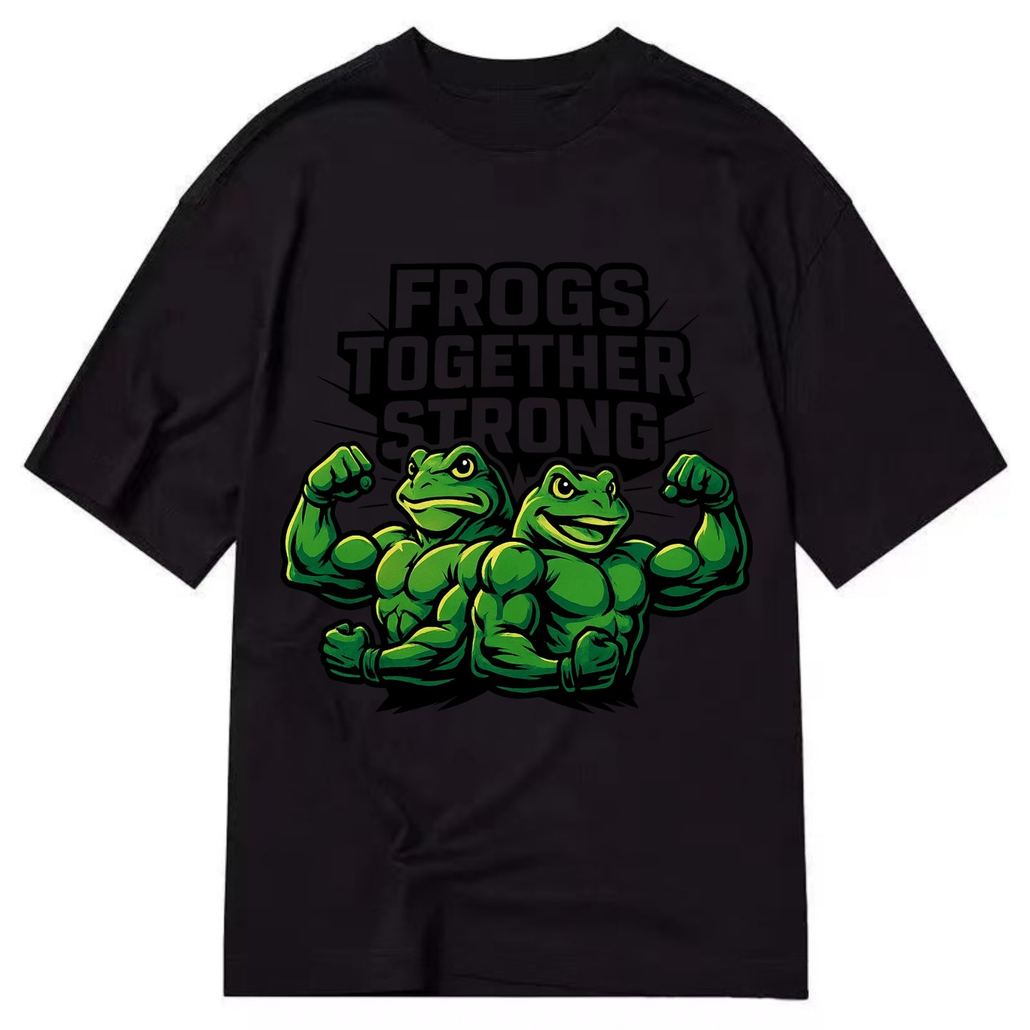 Frogs Together Strong - Classic T-shirt - Black