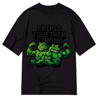 Frogs Together Strong - Classic T-shirt - Black