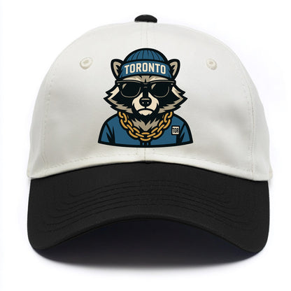 Toronto Raccoon - Two Tone Cap - Black