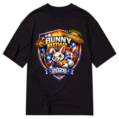 Bunny Bowl 2026 - Classic T-shirt - Black