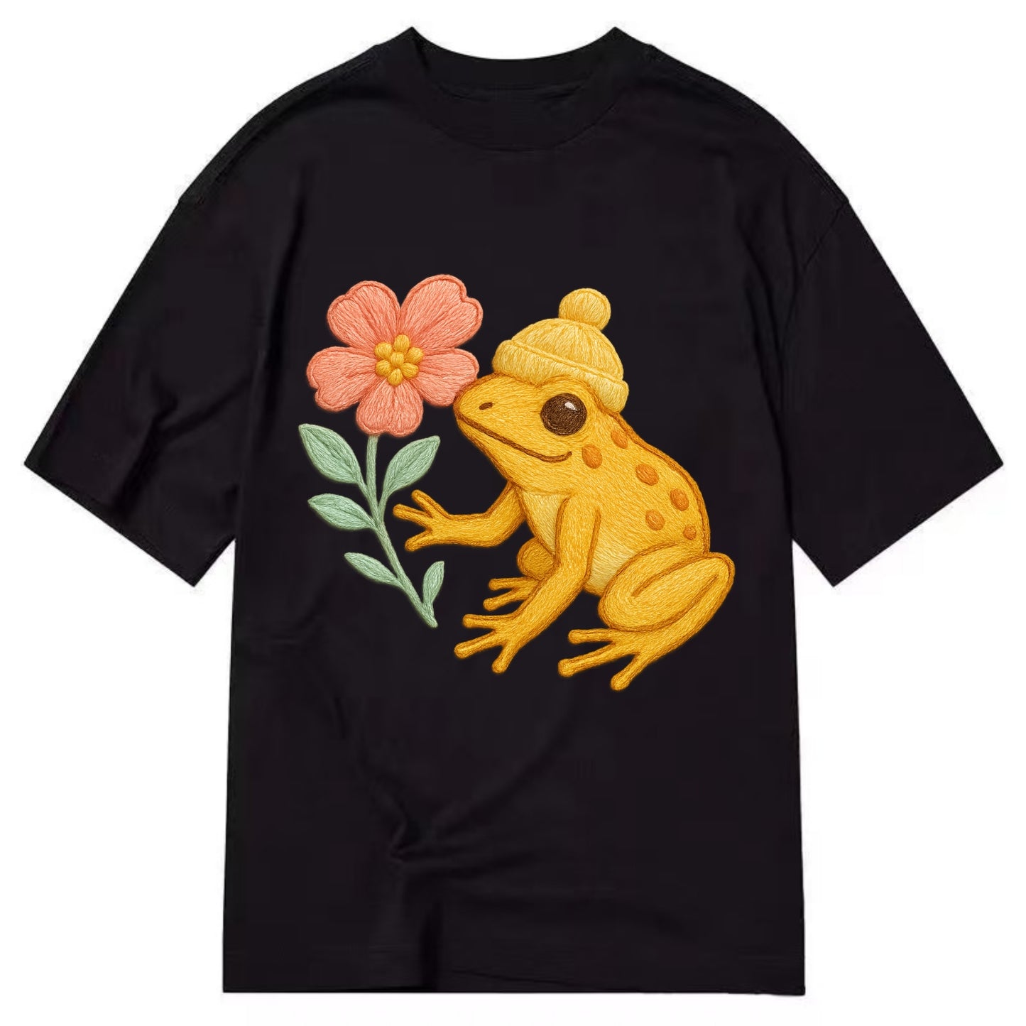 Yellow Dart Frog - Classic T-shirt - Black
