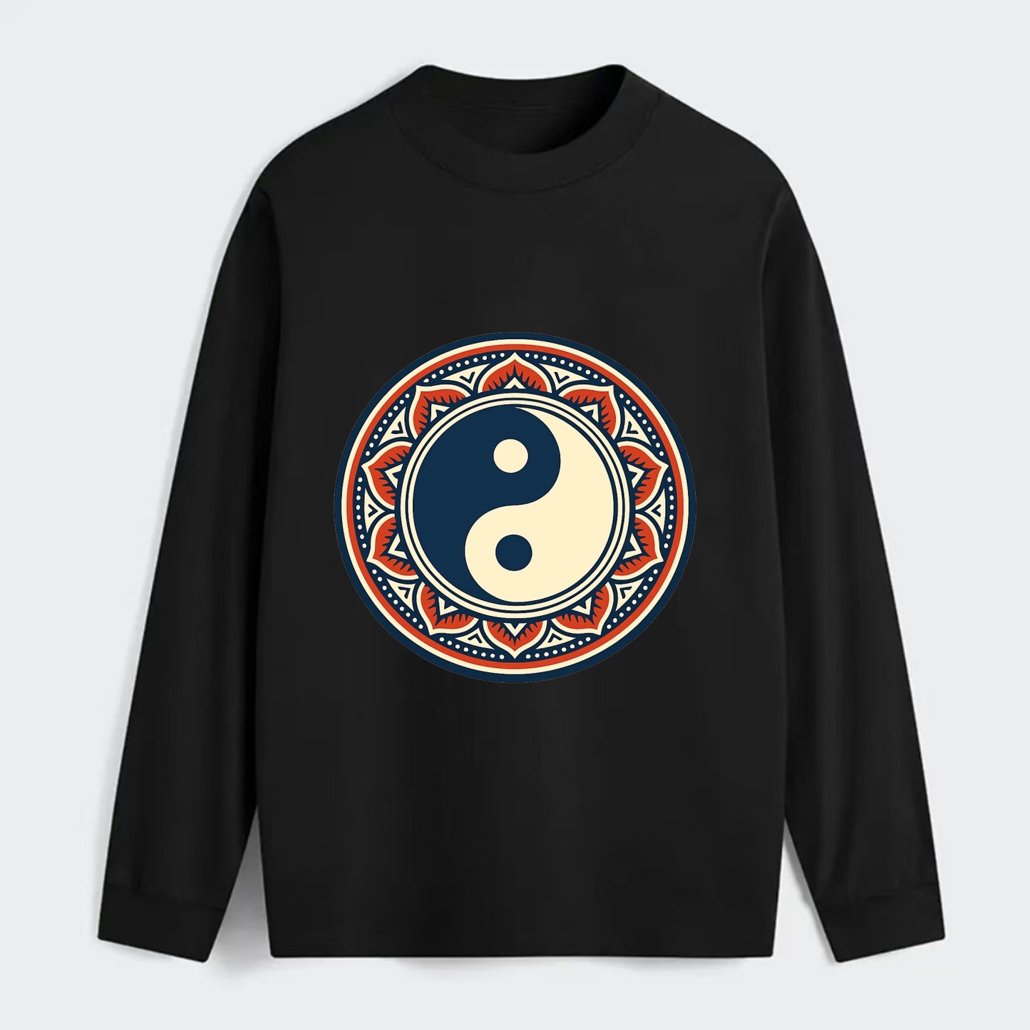 Harmony of Balance - Classic Long Sleeve Shirt - Black