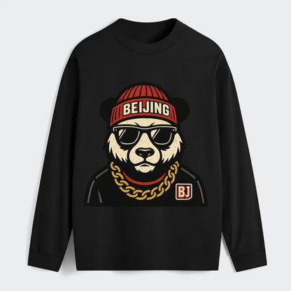 Beijing Panda - Classic Long Sleeve Shirt - Black
