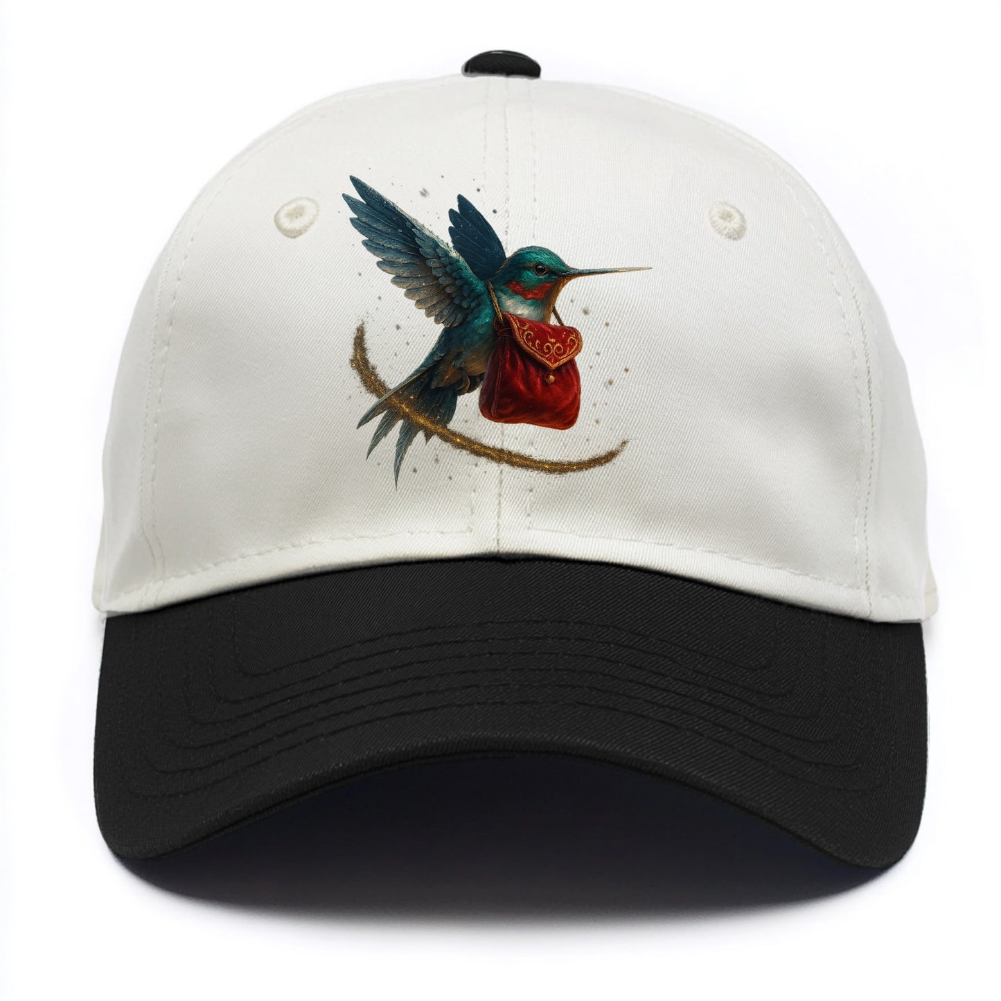 Frostbite Hummingbird Courier  - Two Tone Cap - Black