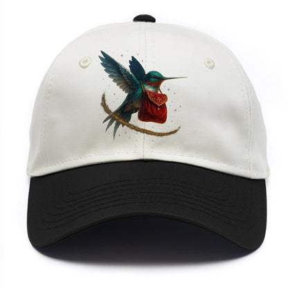Frostbite Hummingbird Courier  - Two Tone Cap - Black