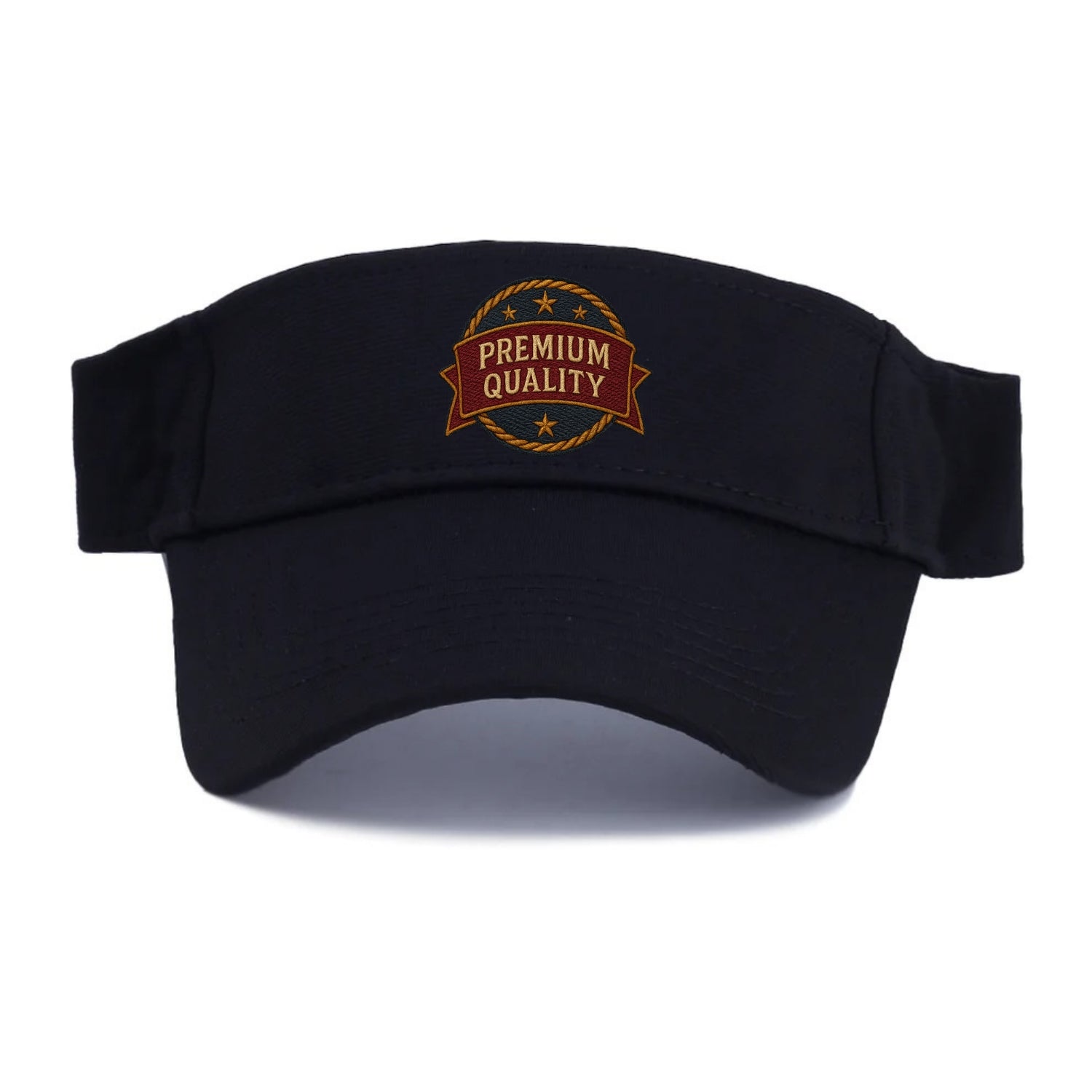 Premium Quality Badge  - Visor - Black