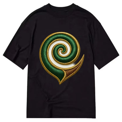 Maori Koru  - Classic T-shirt - Black