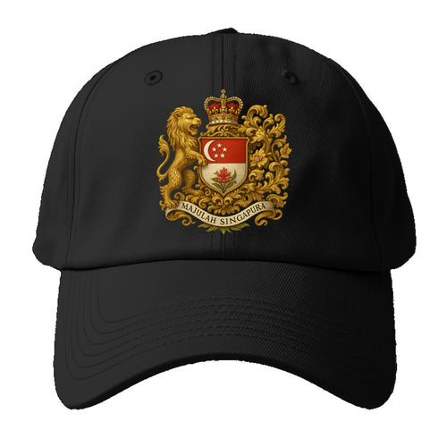 Singapore Merlion Emblem  - Baseball Cap