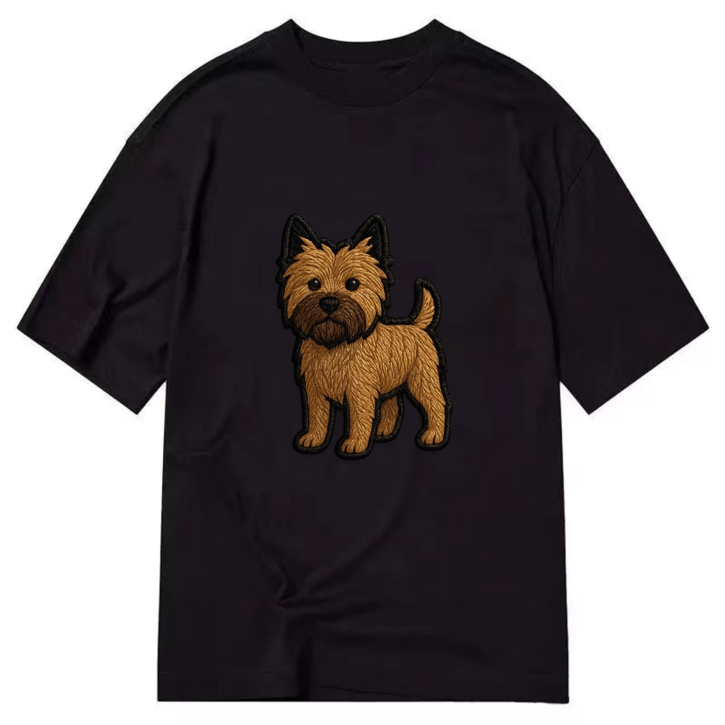 Cairn Terrier - Modern shaggy design wit - Classic T-shirt - Black