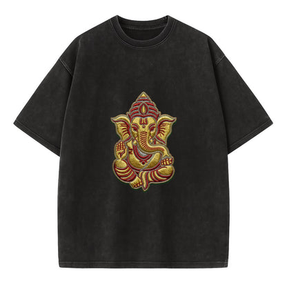 Ganesh - Vintage T-shirt - Black