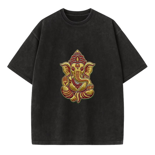 Ganesh - Vintage T-shirt - Black