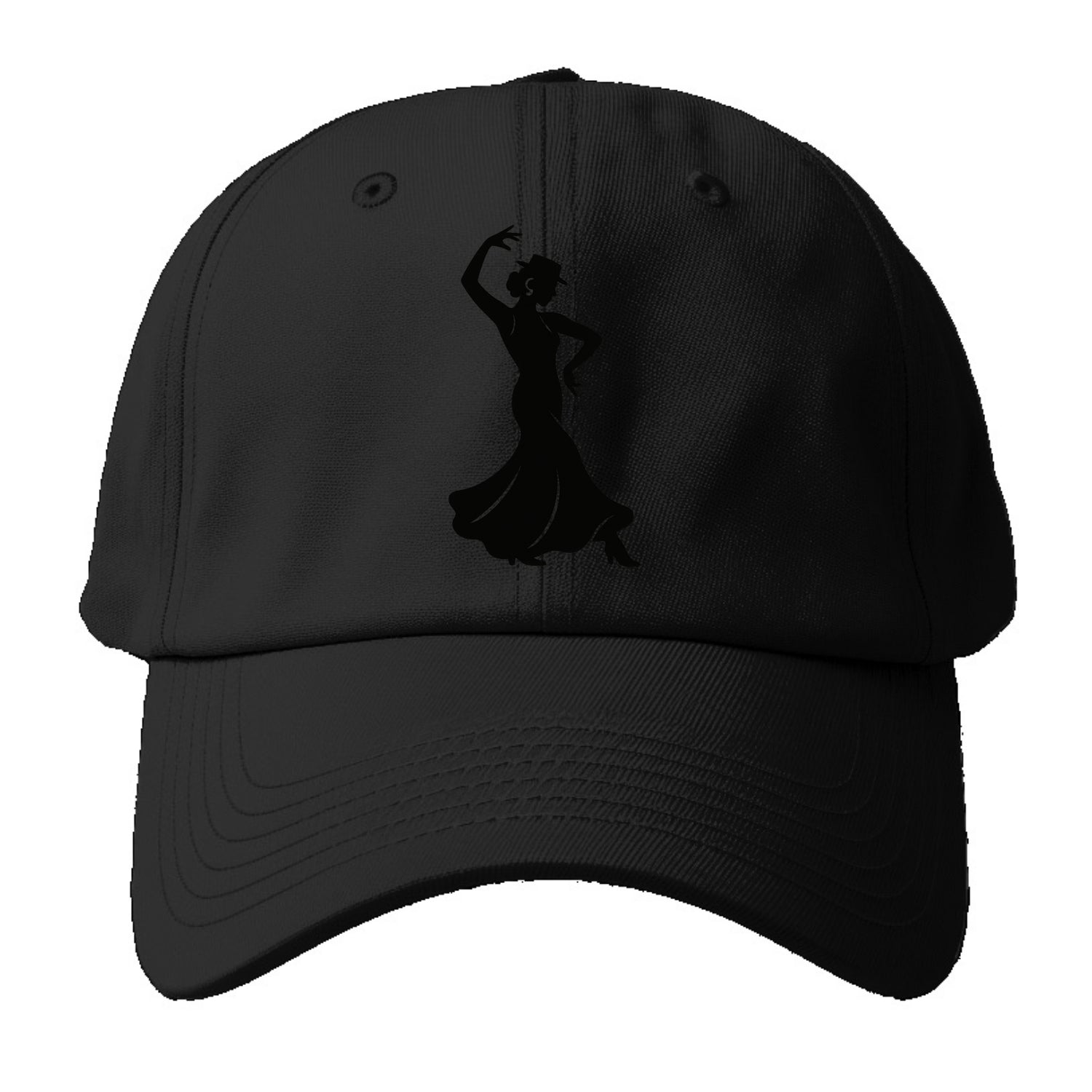 Flamenco dancer passionate stance - Baseball Cap - Black