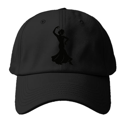 Flamenco dancer passionate stance - Baseball Cap - Black