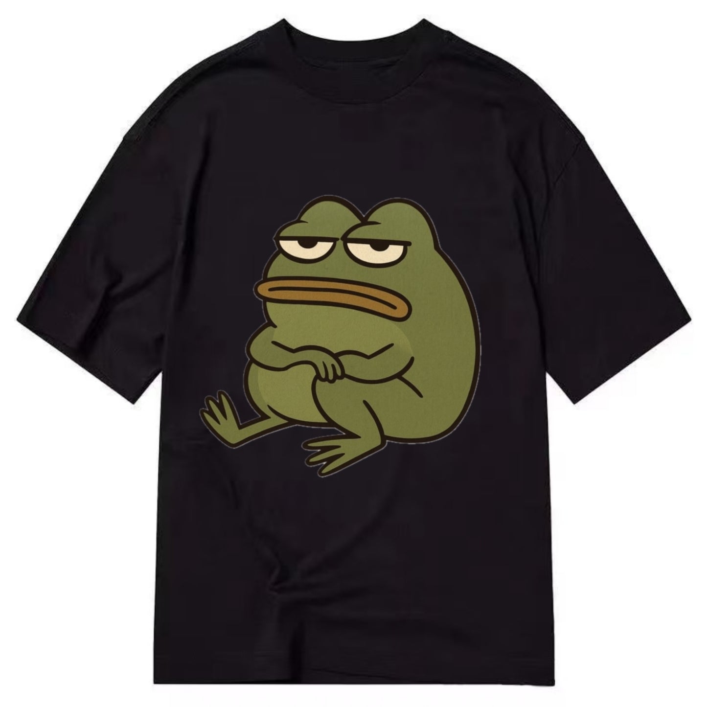 The Frog Judges Silently - Classic T-shirt - Black
