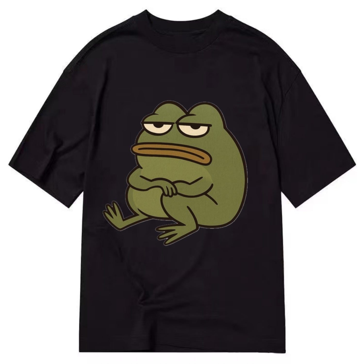 The Frog Judges Silently - Classic T-shirt - Black