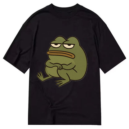 The Frog Judges Silently - Classic T-shirt - Black