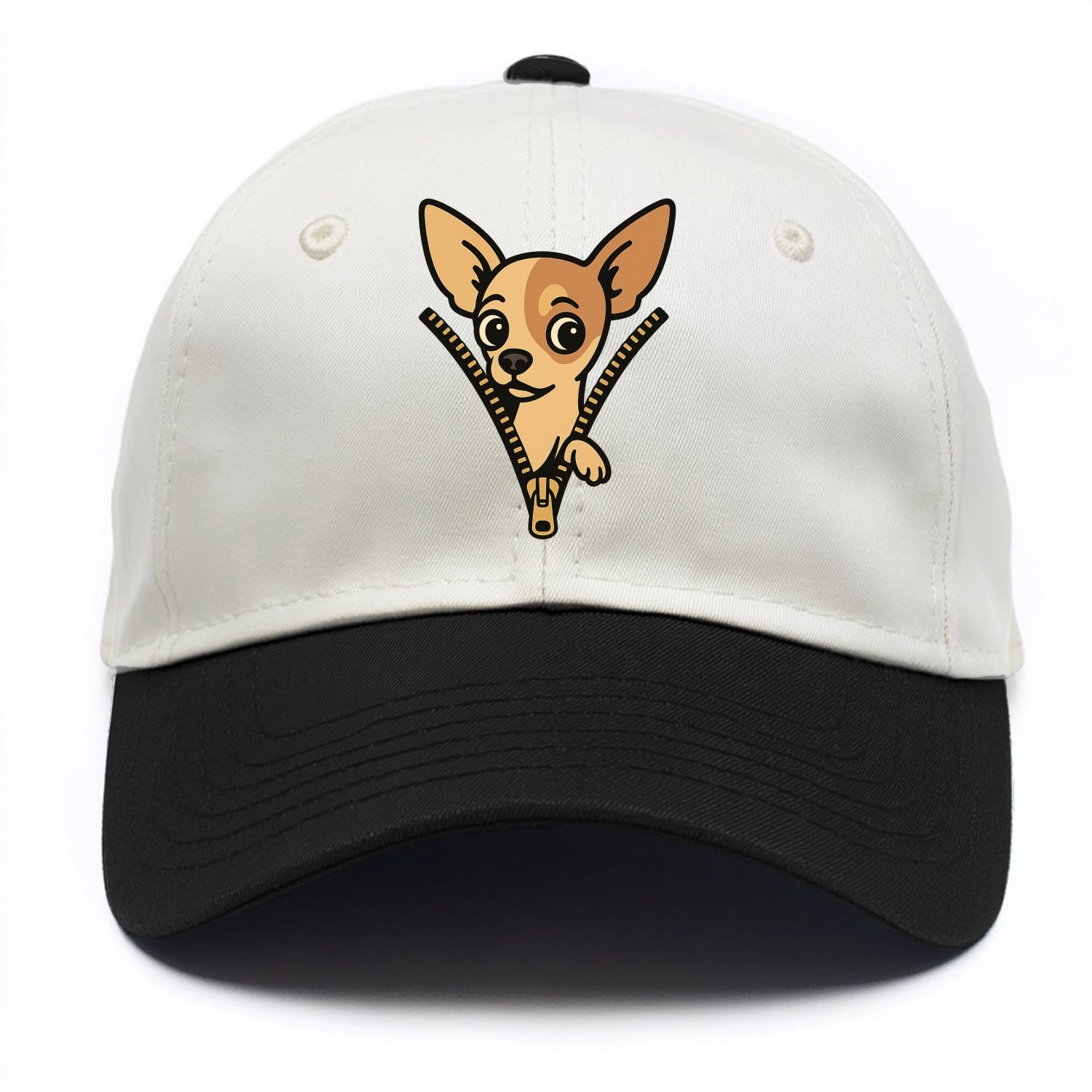 Chihuahua - Two Tone Cap - Black