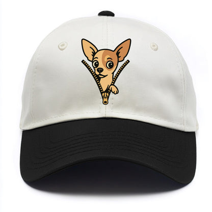 Chihuahua - Two Tone Cap - Black