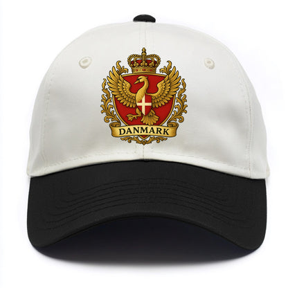 Denmark Heritage Badge  - Two Tone Cap - Black