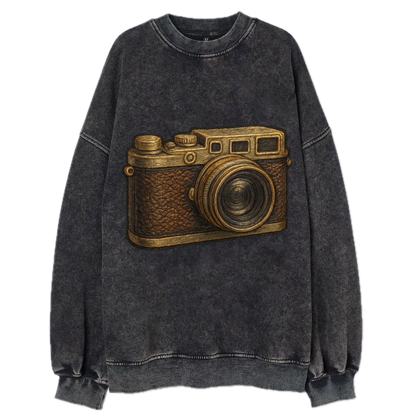 Film Camera  - Vintage Sweatshirt - Black