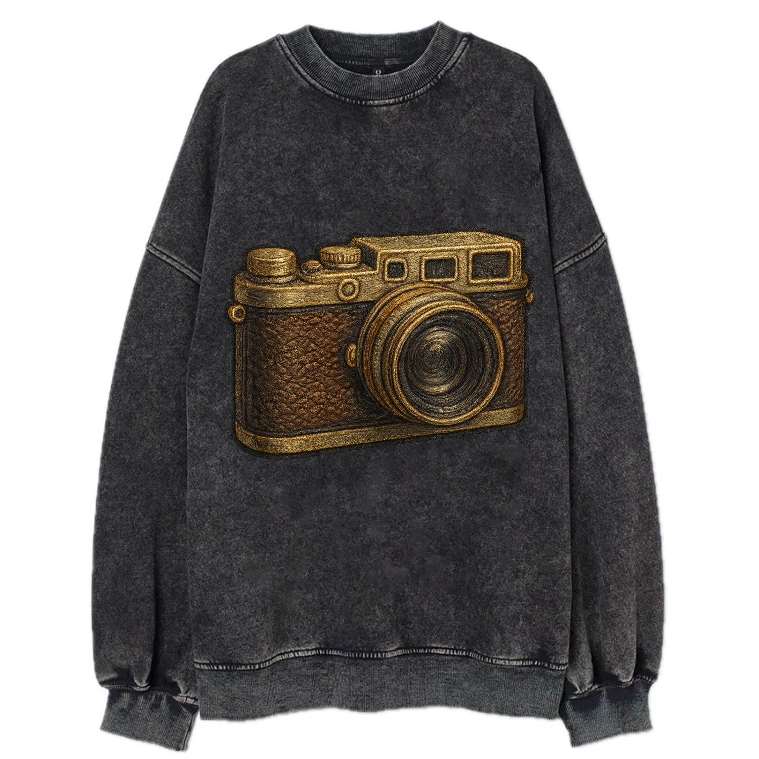 Film Camera  - Vintage Sweatshirt - Black