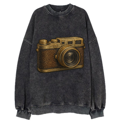 Film Camera  - Vintage Sweatshirt - Black