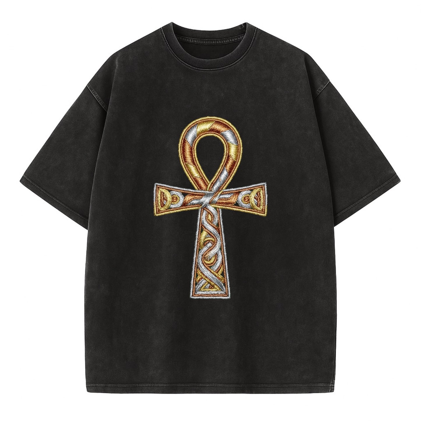 Ankh of Life - Vintage T-shirt - Black