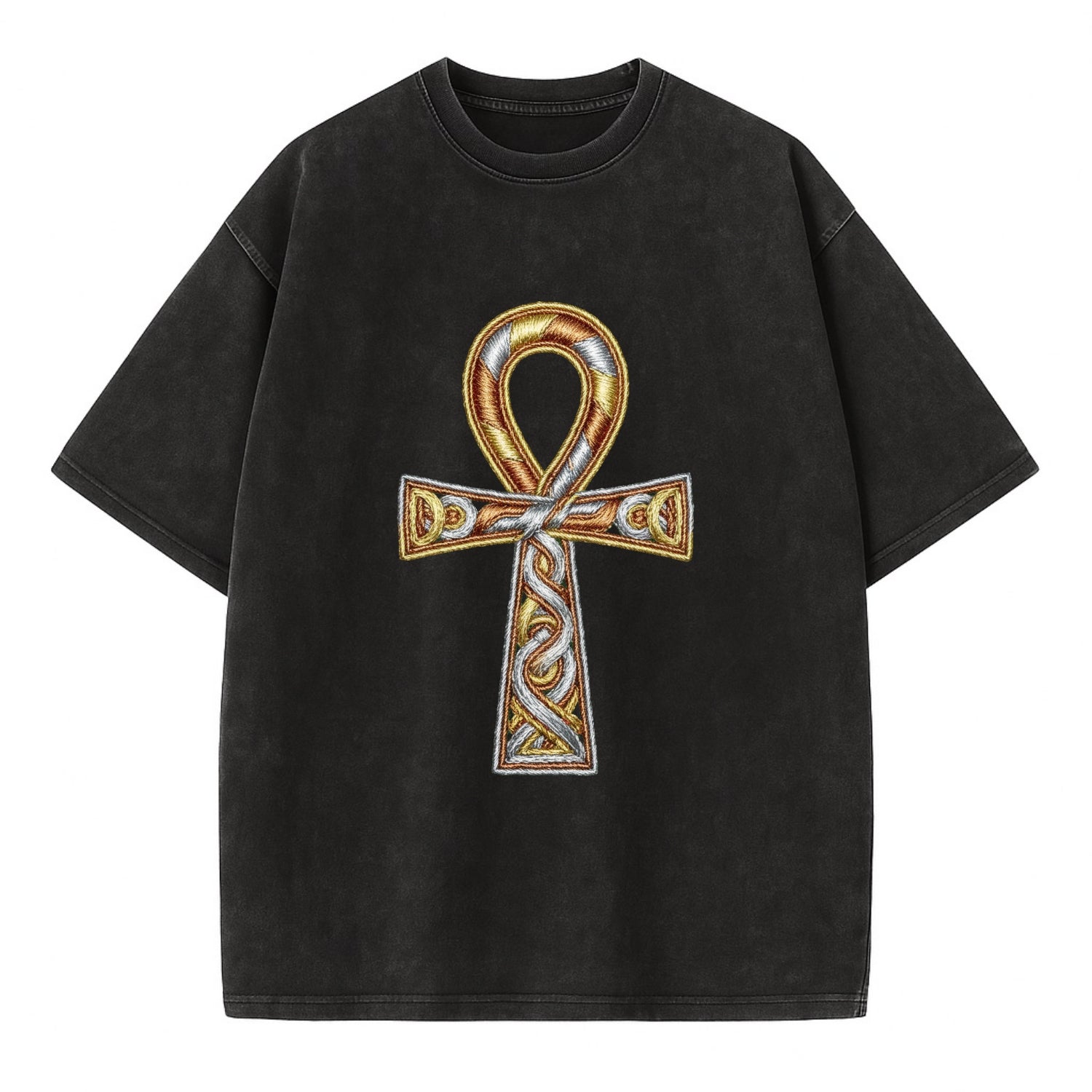 Ankh of Life - Vintage T-shirt - Black